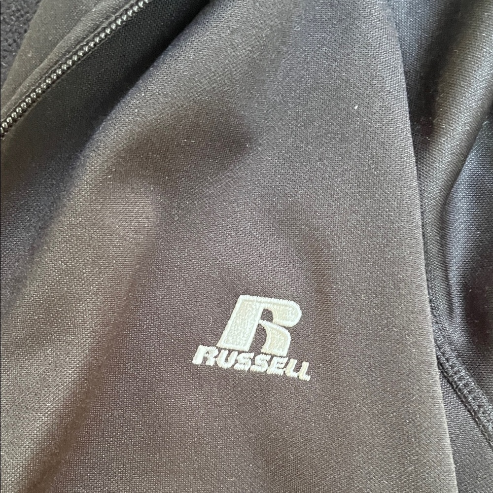 Russell Athletic Black Quarter-Zip Pullover - Picture 3 of 6
